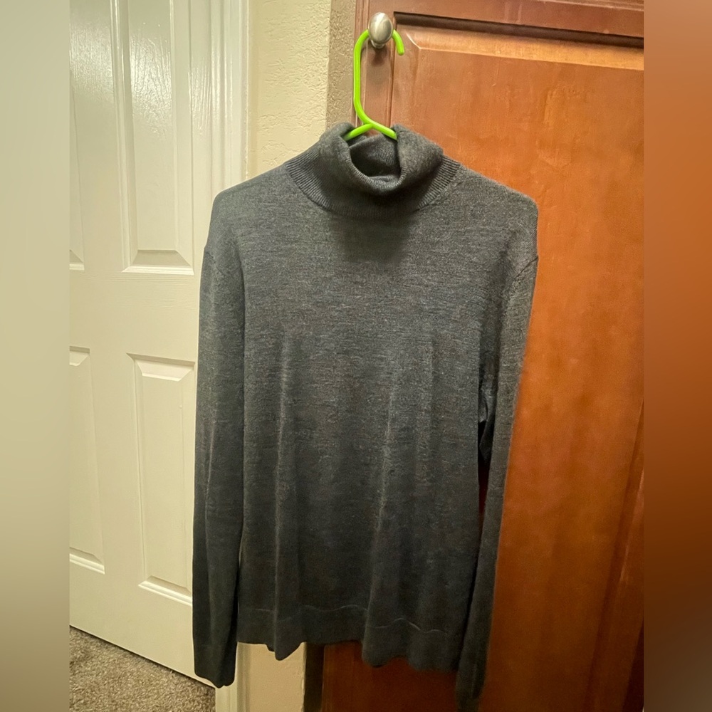 Merino Wool Turtleneck Sweater